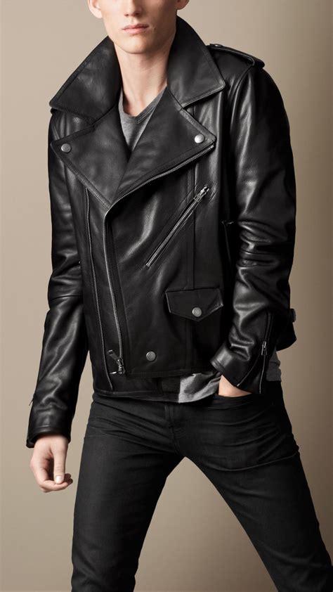 burberry brit lederjacke damen|burberry her men's clothing.